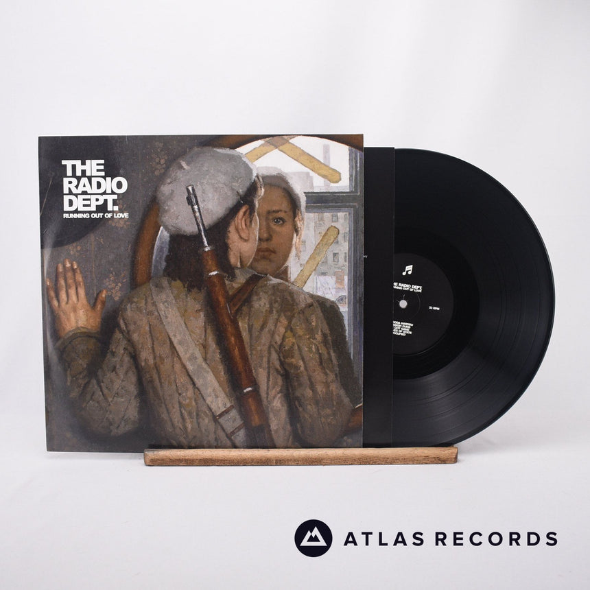 The Radio Dept. Running Out Of Love LP Vinyl Record - Front Cover & Record