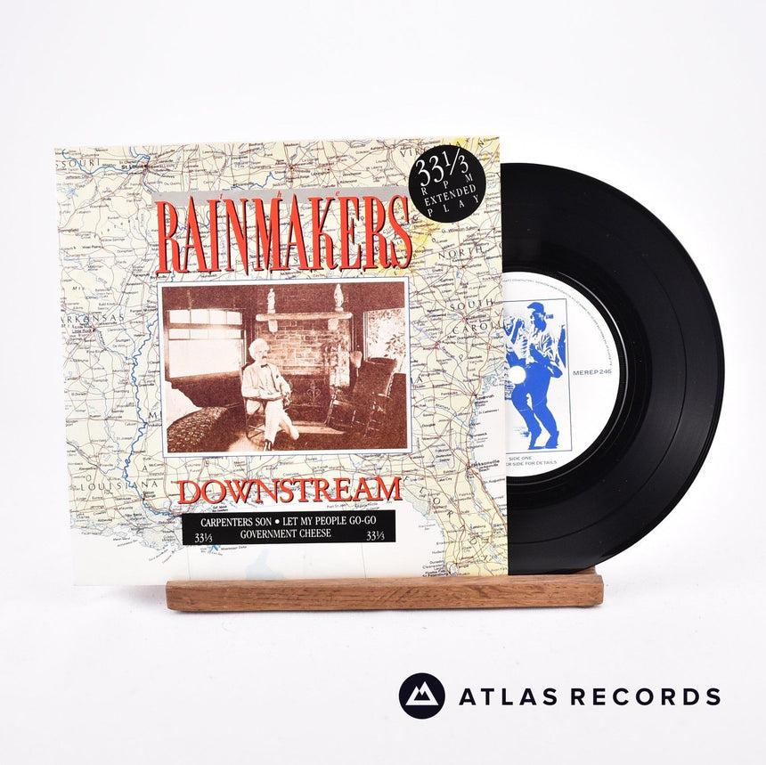 The Rainmakers Downstream 7" Vinyl Record - Front Cover & Record