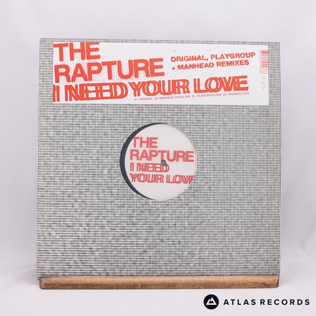 The Rapture I Need Your Love 12" Vinyl Record - Front Cover & Record