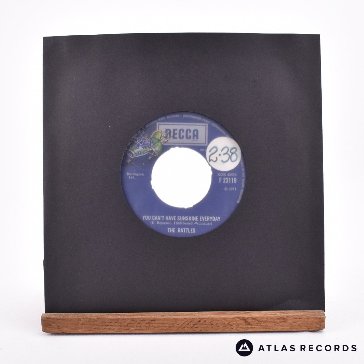 The Rattles You Can't Have Sunshine Everyday 7" Vinyl Record - In Sleeve