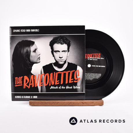 The Raveonettes Attack Of The Ghost Riders 7" Vinyl Record - Front Cover & Record
