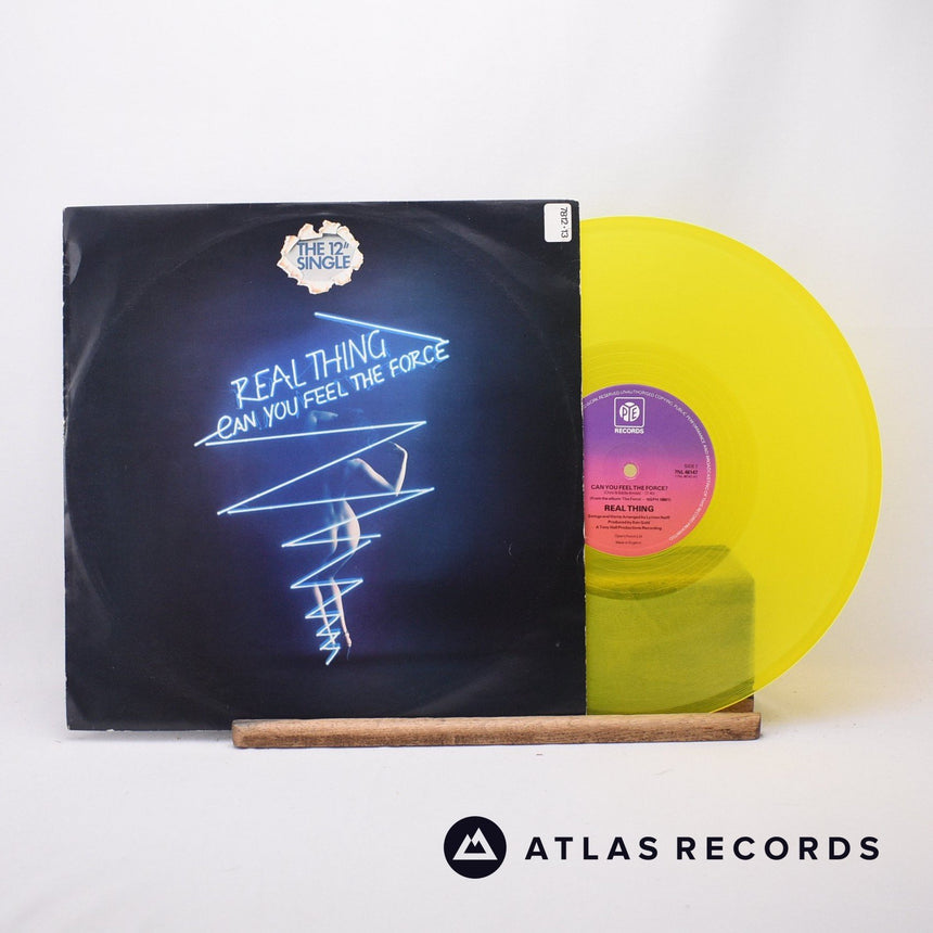 The Real Thing Can You Feel The Force? 12" Vinyl Record - Front Cover & Record