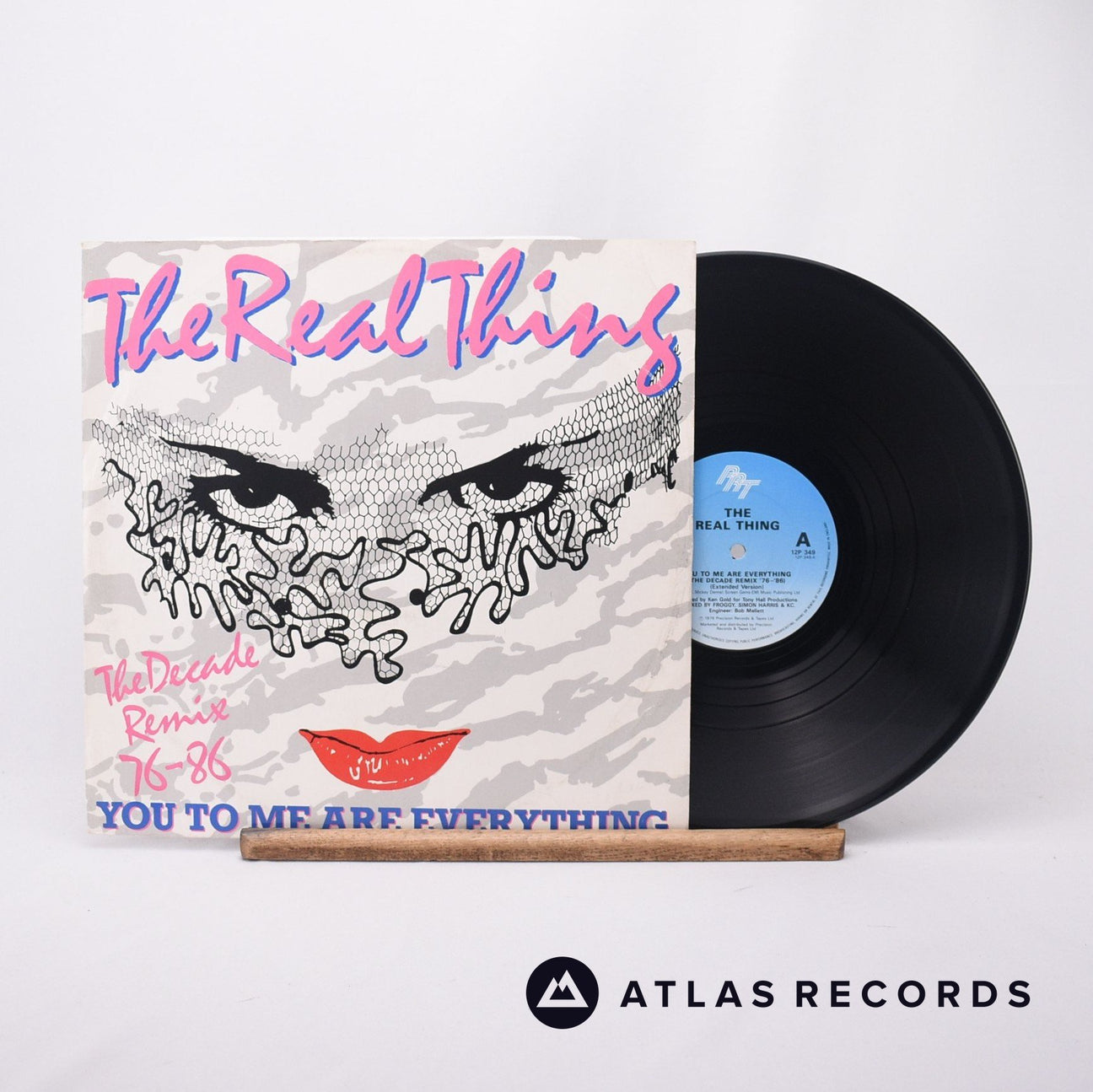 The Real Thing You To Me Are Everything 12" Vinyl Record - Front Cover & Record