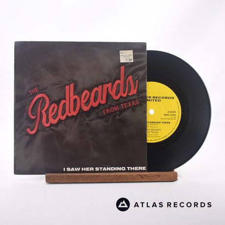 The Red Beards From Texas I Saw Her Standing There 7" Vinyl Record - Front Cover & Record