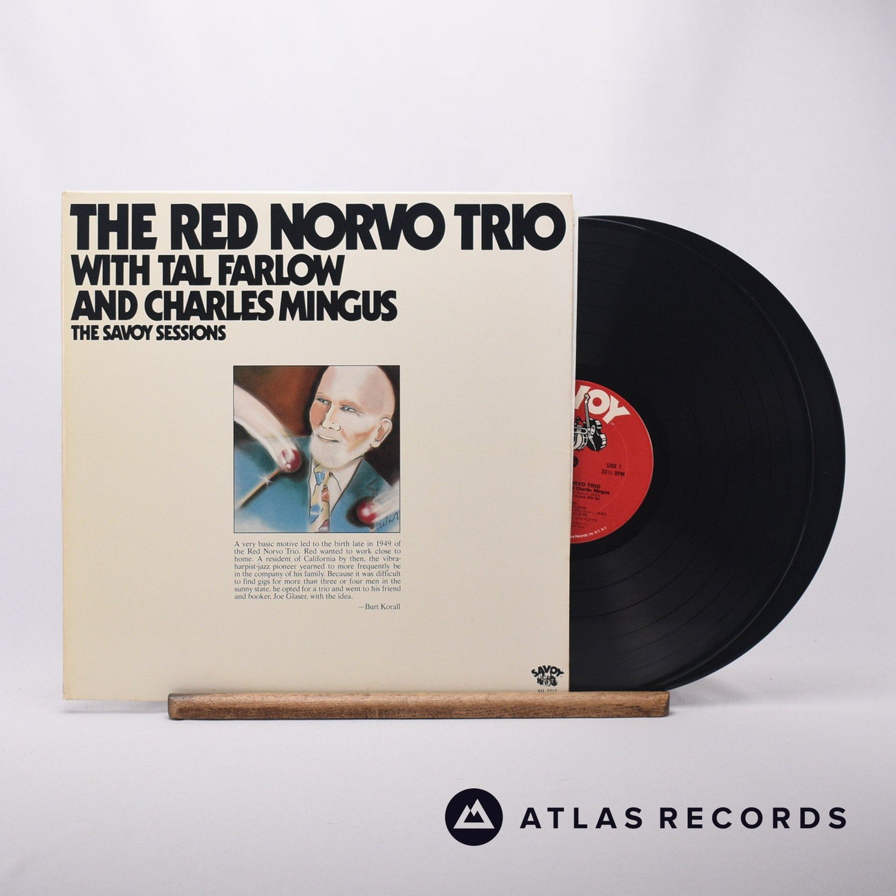 The Red Norvo Trio The Savoy Sessions Double LP Vinyl Record - Front Cover & Record