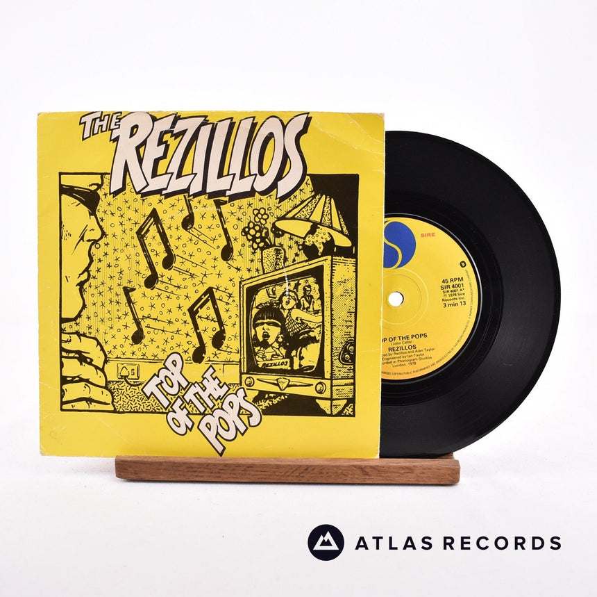 The Rezillos Top Of The Pops 7" Vinyl Record - Front Cover & Record