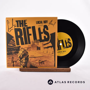 The Rifles Local Boy 7" Vinyl Record - Front Cover & Record