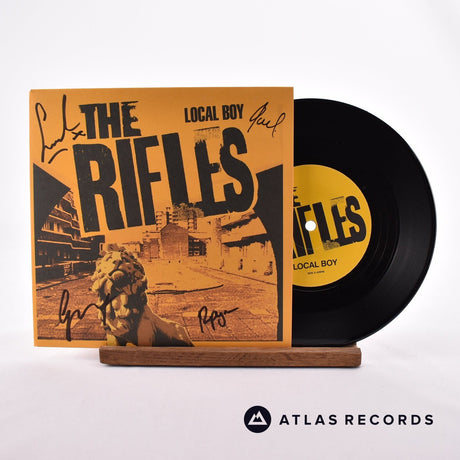 The Rifles Local Boy 7" Vinyl Record - Front Cover & Record