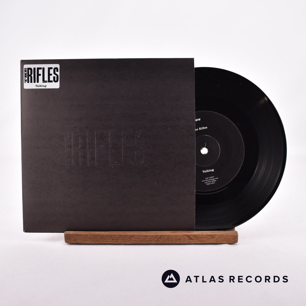 The Rifles Talking 7" Vinyl Record - Front Cover & Record