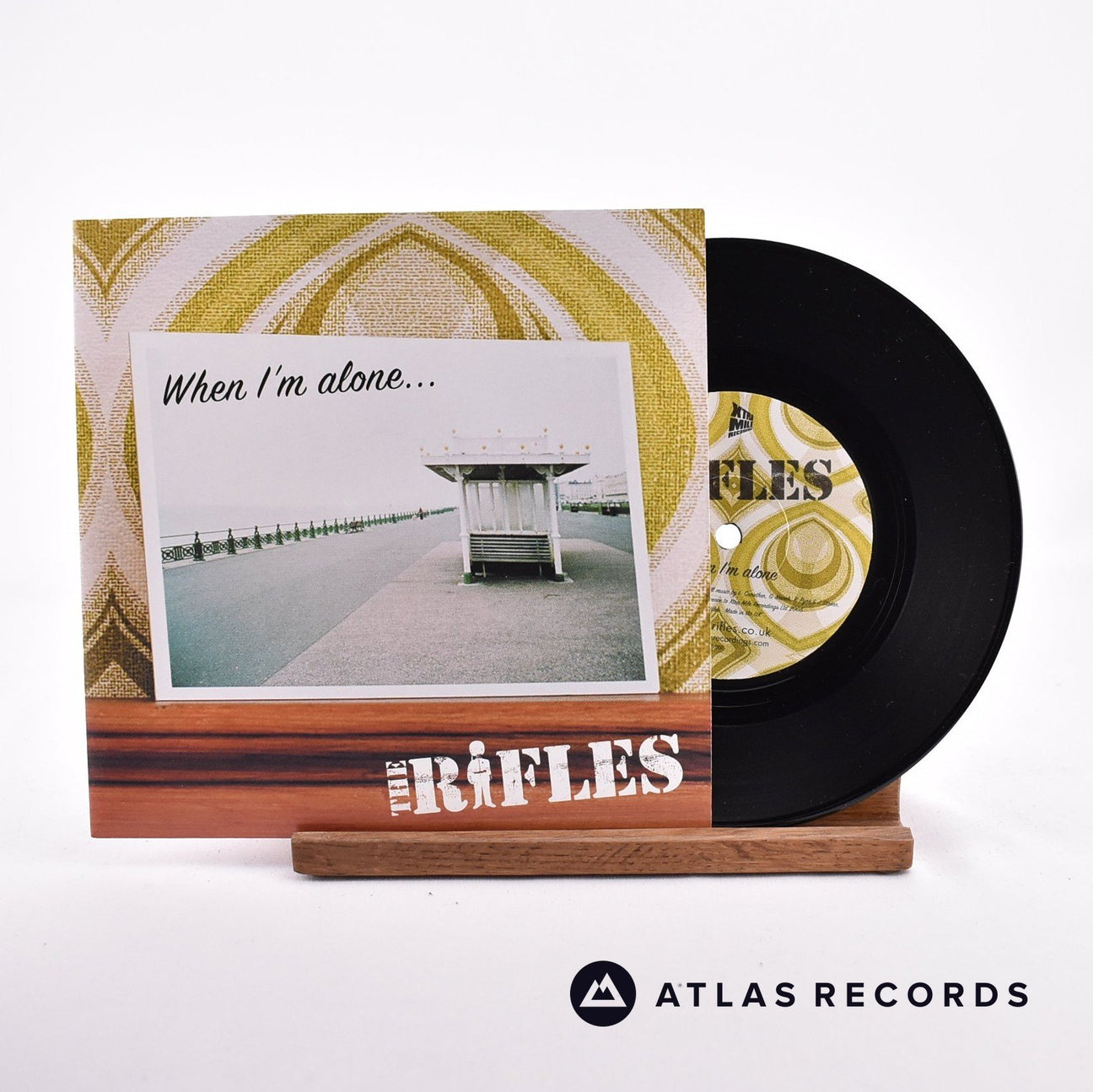 The Rifles When I'm Alone 7" Vinyl Record - Front Cover & Record