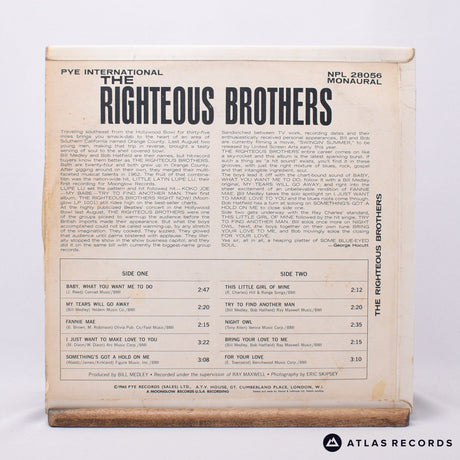 The Righteous Brothers - Some Blue-Eyed Soul - Mono LP Vinyl Record - VG+/EX