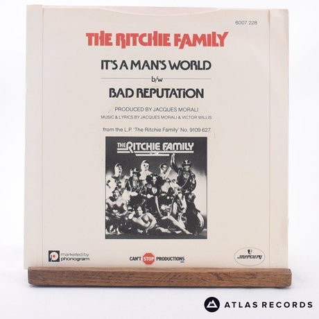 The Ritchie Family - It's A Man's World - 7" Vinyl Record - VG+/EX