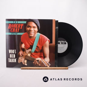 The Robert Cray Band Who's Been Talkin' LP Vinyl Record - Front Cover & Record