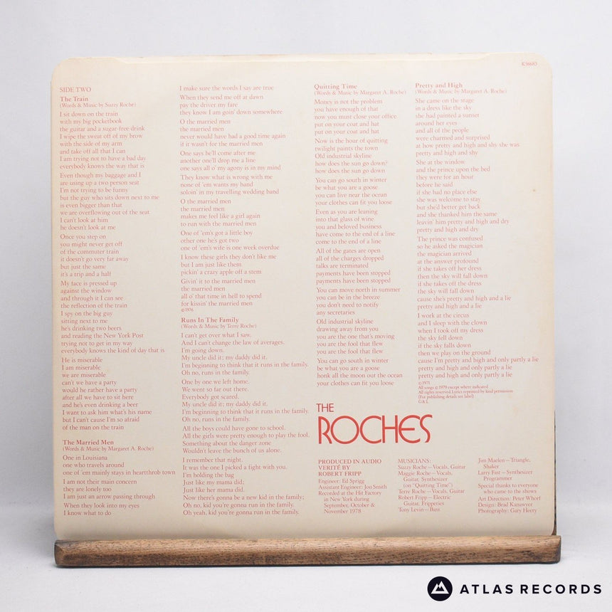 The Roches - The Roches - A1 B1 LP Vinyl Record - EX/VG+