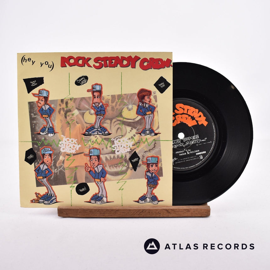 The Rock Steady Crew (Hey You) The Rock Steady Crew 7" Vinyl Record - Front Cover & Record