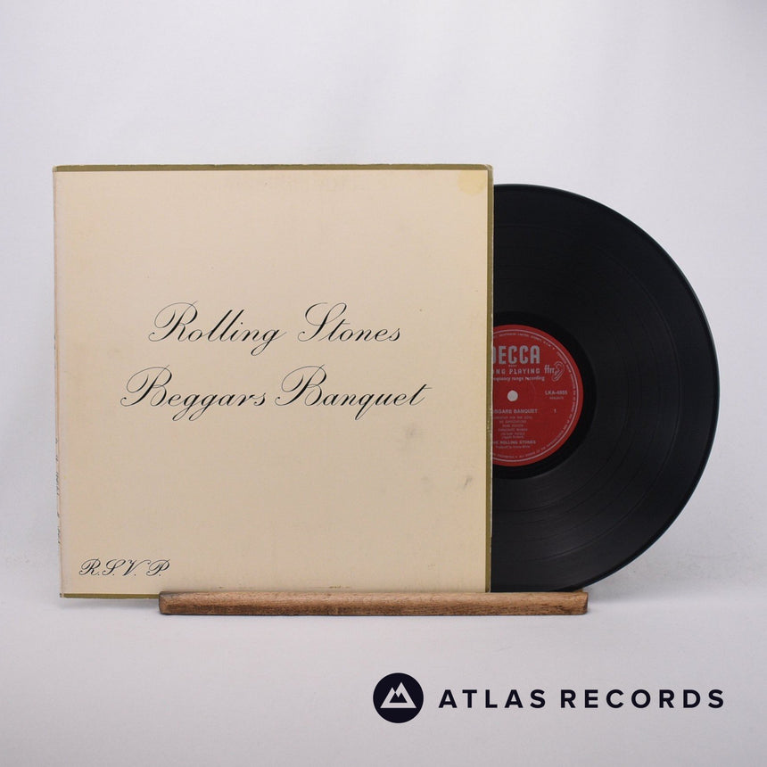 The Rolling Stones Beggars Banquet LP Vinyl Record - Front Cover & Record
