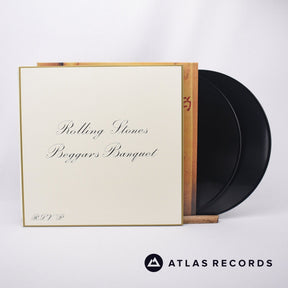 The Rolling Stones Beggars Banquet LP + 12" Vinyl Record - Front Cover & Record