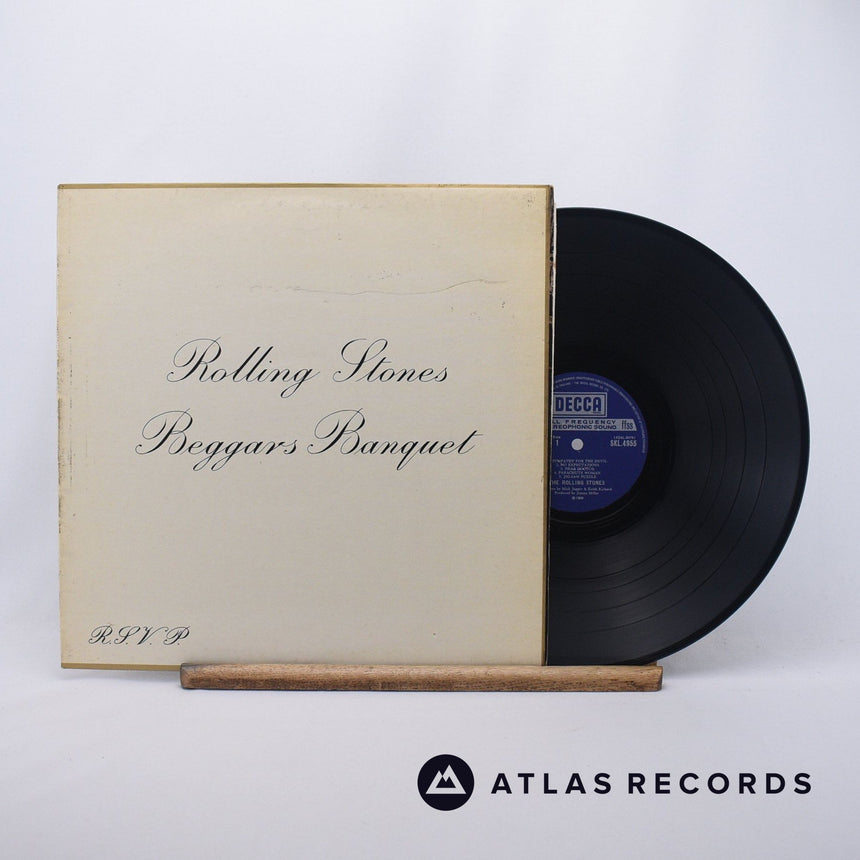 The Rolling Stones Beggars Banquet LP Vinyl Record - Front Cover & Record