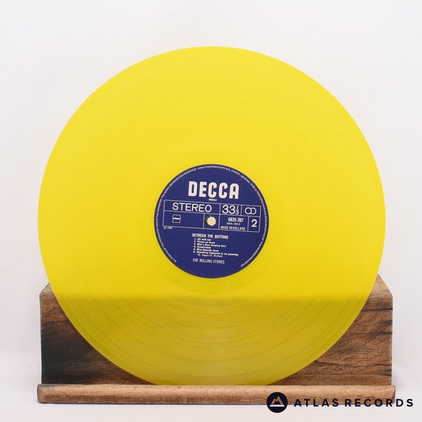 The Rolling Stones - Between The Buttons - Yellow 1Y 2Y LP Vinyl Record - EX/EX