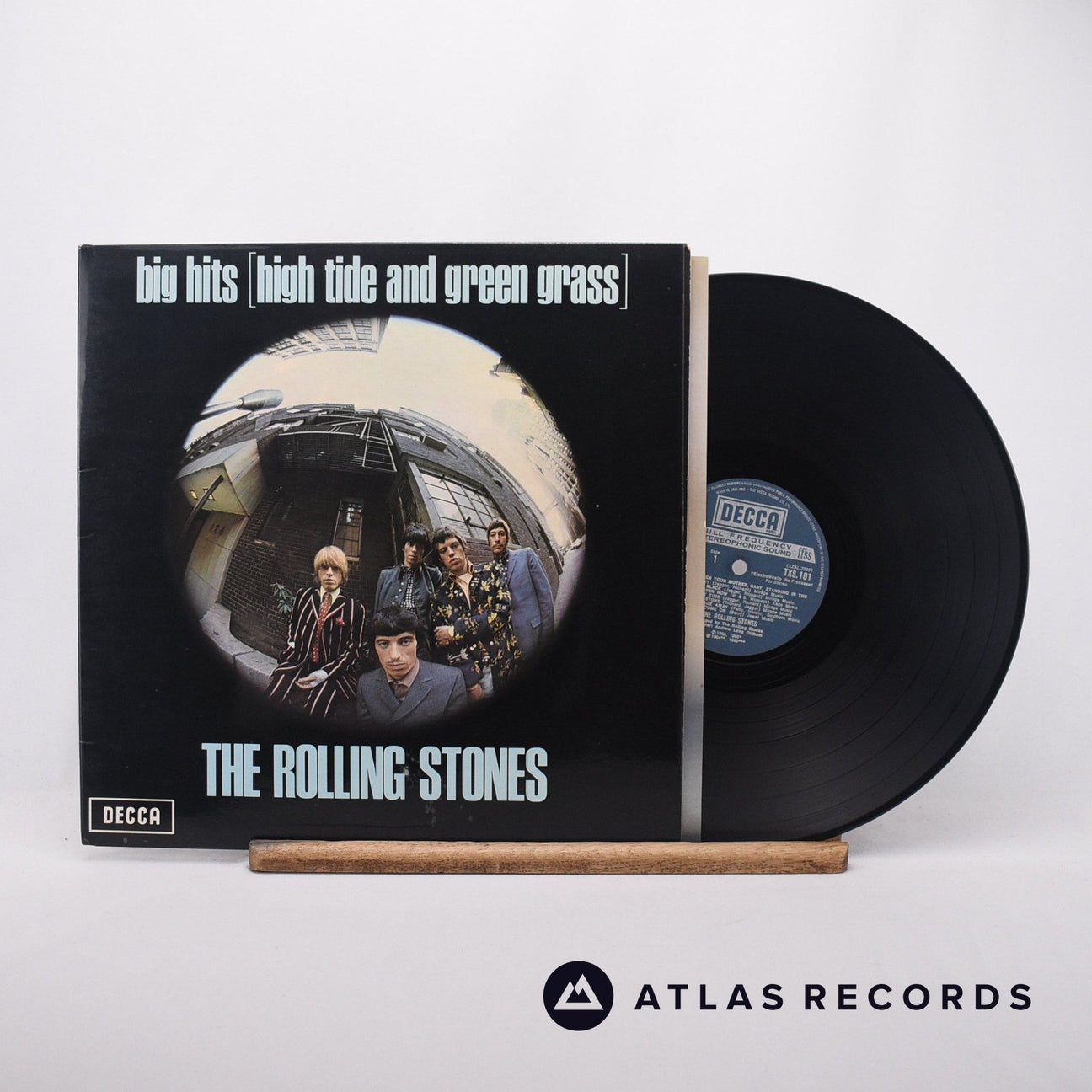 The Rolling Stones Big Hits LP Vinyl Record - Front Cover & Record