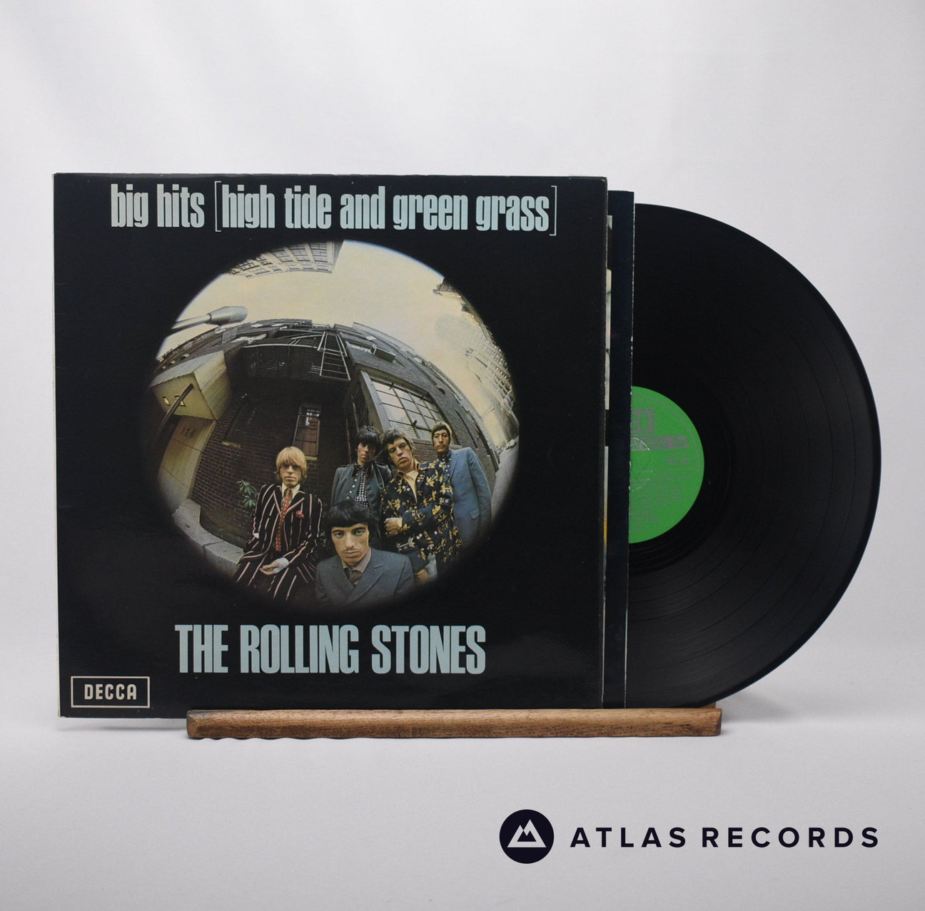 The Rolling Stones Big Hits LP Vinyl Record - Front Cover & Record