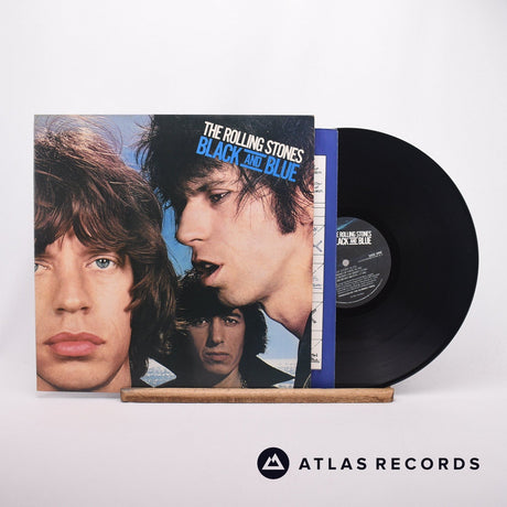 The Rolling Stones Black And Blue LP Vinyl Record - Front Cover & Record
