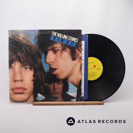 The Rolling Stones Black And Blue LP Vinyl Record - Front Cover & Record