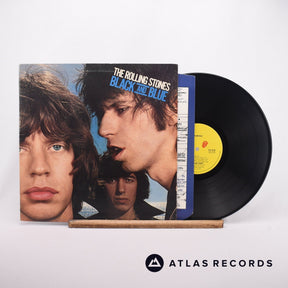The Rolling Stones Black And Blue LP Vinyl Record - Front Cover & Record