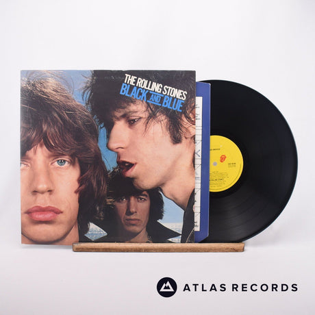 The Rolling Stones Black And Blue LP Vinyl Record - Front Cover & Record