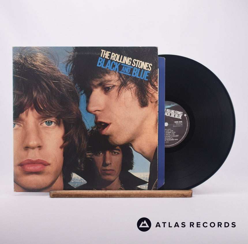 The Rolling Stones Black And Blue LP Vinyl Record - Front Cover & Record