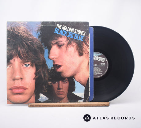 The Rolling Stones Black And Blue LP Vinyl Record - Front Cover & Record