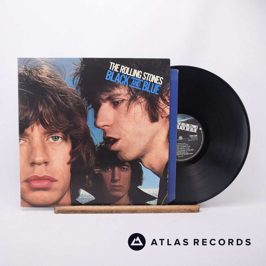 The Rolling Stones Black And Blue LP Vinyl Record - Front Cover & Record