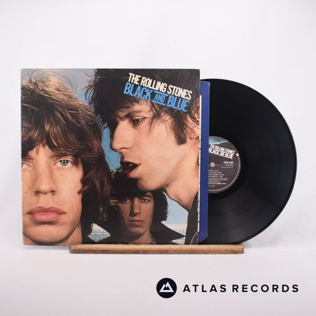 The Rolling Stones Black And Blue LP Vinyl Record - Front Cover & Record
