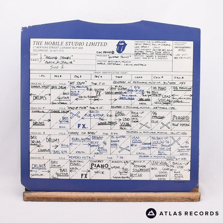 The Rolling Stones - Black And Blue - A2 B1 LP Vinyl Record - VG+/EX