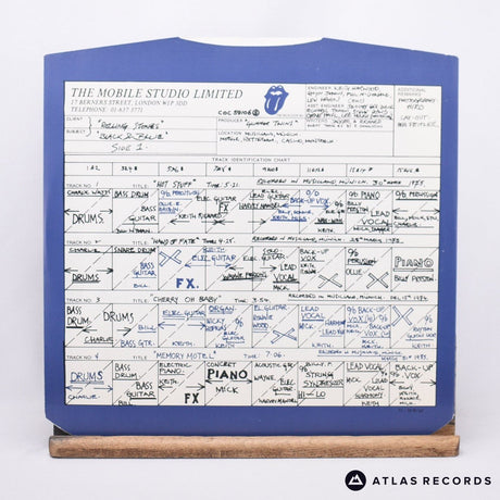 The Rolling Stones - Black And Blue - A2 B1 LP Vinyl Record - EX/VG