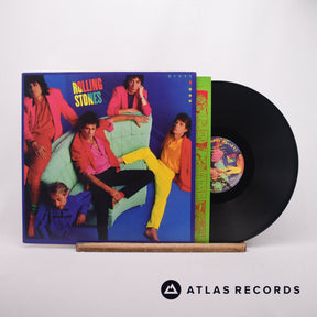 The Rolling Stones Dirty Work LP Vinyl Record - Front Cover & Record