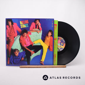 The Rolling Stones Dirty Work LP Vinyl Record - Front Cover & Record