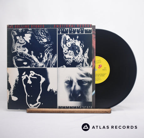 The Rolling Stones Emotional Rescue LP Vinyl Record - Front Cover & Record