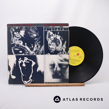 The Rolling Stones Emotional Rescue LP Vinyl Record - Front Cover & Record