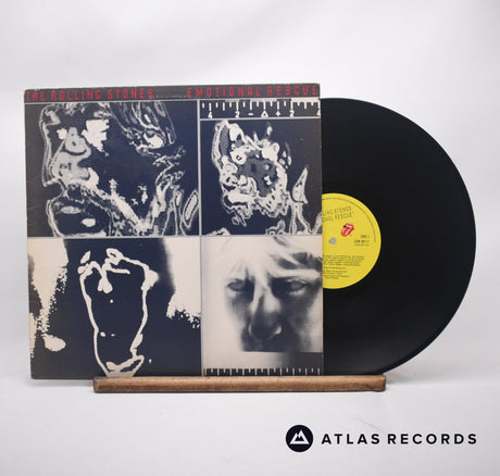 The Rolling Stones Emotional Rescue LP Vinyl Record - Front Cover & Record