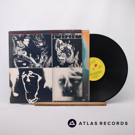 The Rolling Stones Emotional Rescue LP Vinyl Record - Front Cover & Record