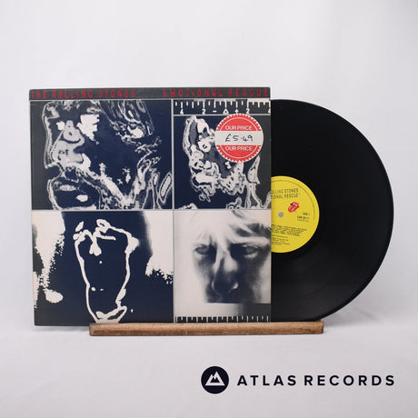 The Rolling Stones Emotional Rescue LP Vinyl Record - Front Cover & Record