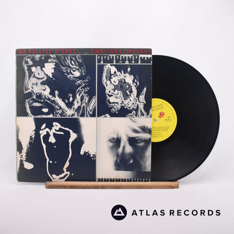 The Rolling Stones Emotional Rescue LP Vinyl Record - Front Cover & Record