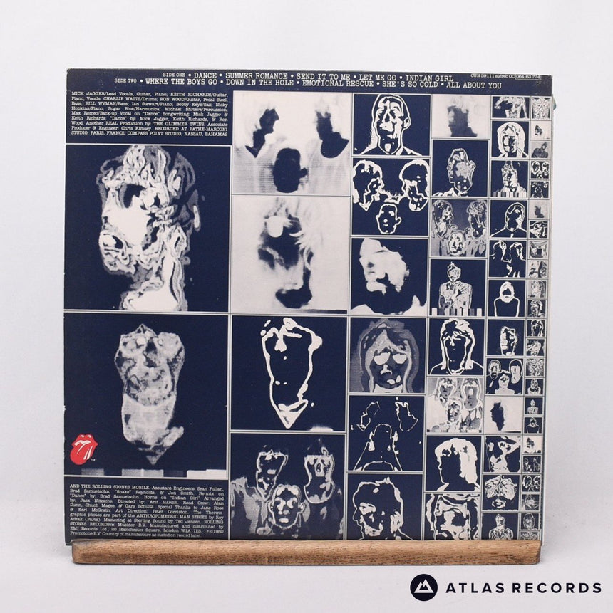 The Rolling Stones - Emotional Rescue - Poster A-5 B-1 LP Vinyl Record - EX/EX