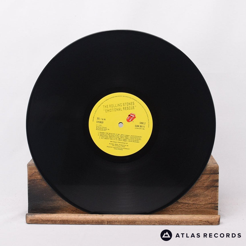 The Rolling Stones - Emotional Rescue - Poster A-4U B-1U LP Vinyl Record - EX/EX