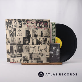 The Rolling Stones Exile On Main St. Double LP Vinyl Record - Front Cover & Record