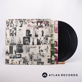 The Rolling Stones Exile On Main St. 2 x LP Vinyl Record - Front Cover & Record