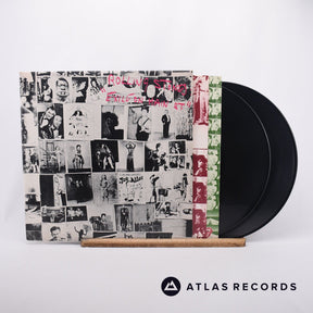 The Rolling Stones Exile On Main St 2 x LP Vinyl Record - Front Cover & Record