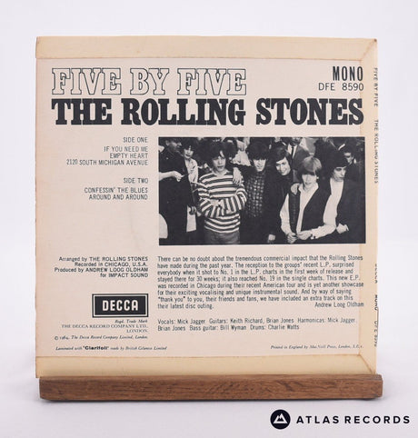 The Rolling Stones - Five By Five - 7" EP Vinyl Record - EX/VG+