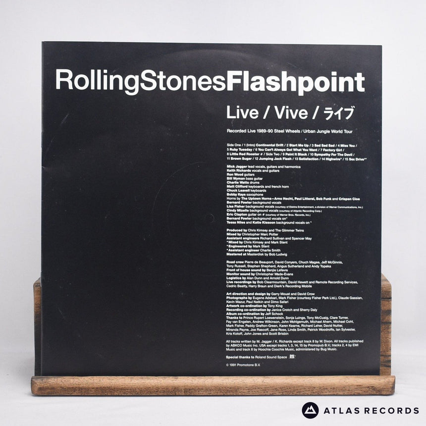 The Rolling Stones - Flashpoint - Booklet A1 B1 LP Vinyl Record - EX/VG+